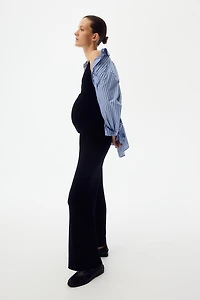 MAMA Before & After Ribbed Jersey Pants