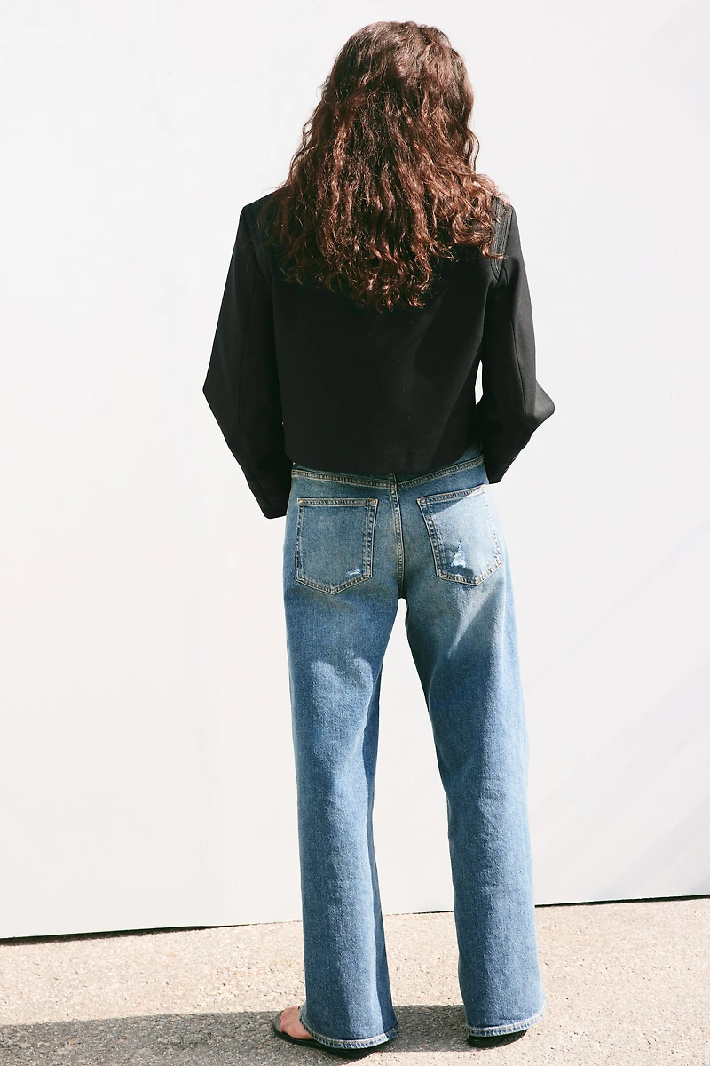 Veste à épaulettes en sergé