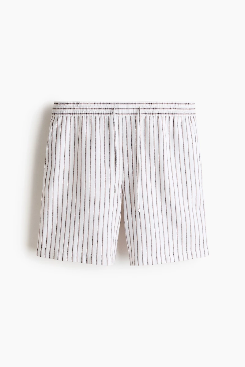 Relaxed-Fit Linen-Blend Shorts