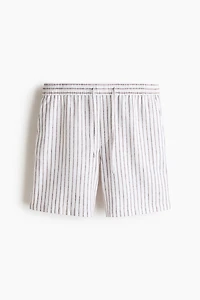 Relaxed-Fit Linen-Blend Shorts