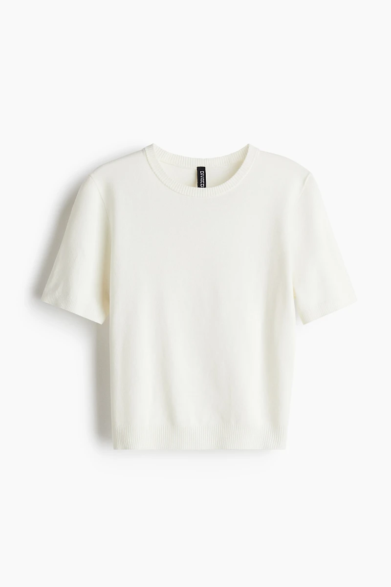Fine-Knit T-Shirt