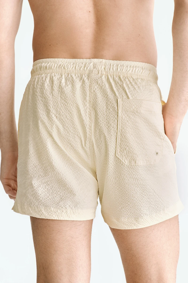 Seersucker Swim Shorts