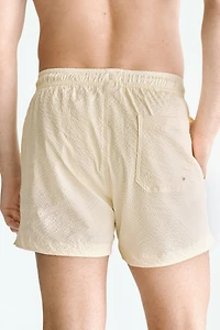 Seersucker Swim Shorts