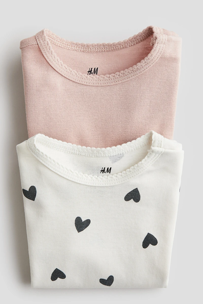 2-pack Long-sleeved Bodysuits