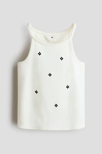 Ribbed Cotton Tank Top