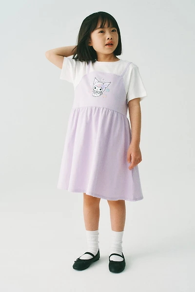 Printed Layered Dress