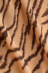 Robe midi à col cravate