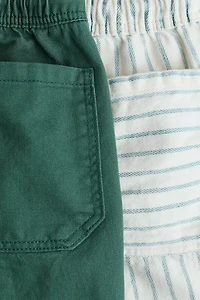 2-Pack Cotton Twill Shorts