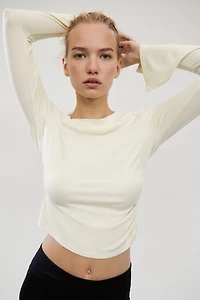 One-Shoulder Viscose Top