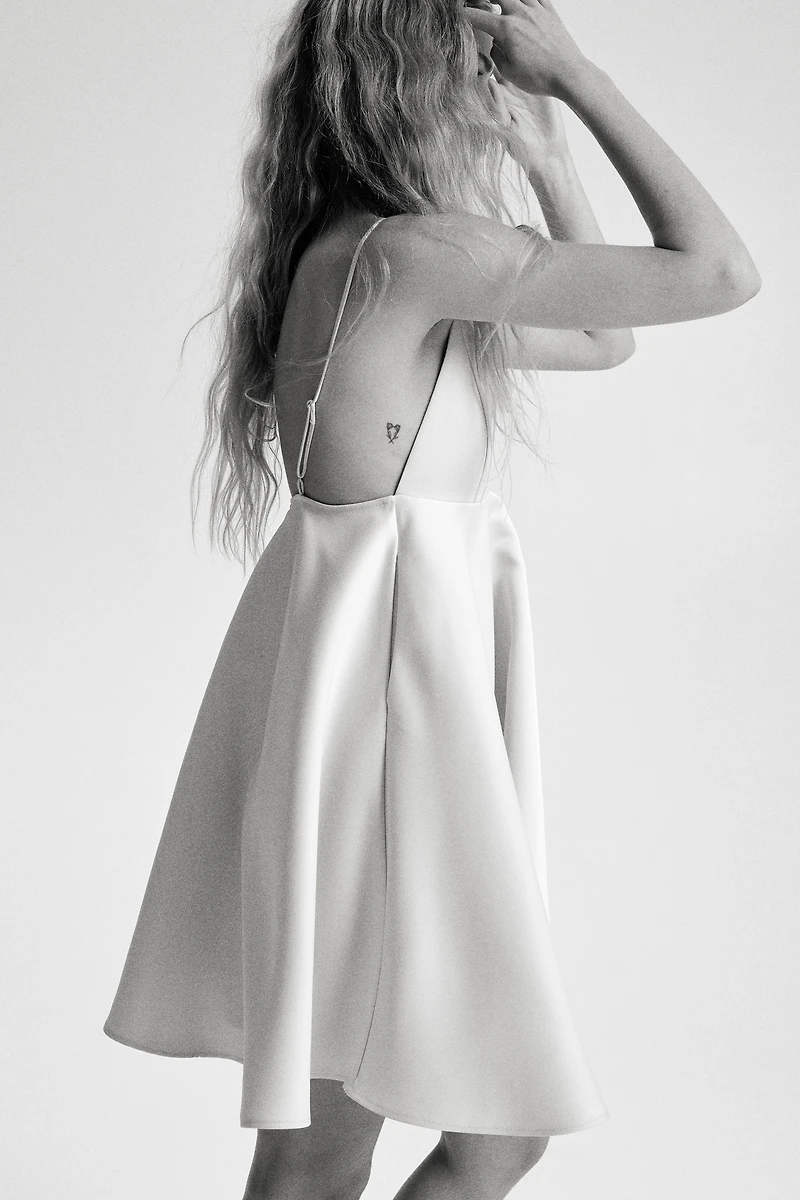 Flared Strappy Dress