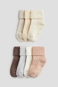 7-Pack Cotton-Blend Socks