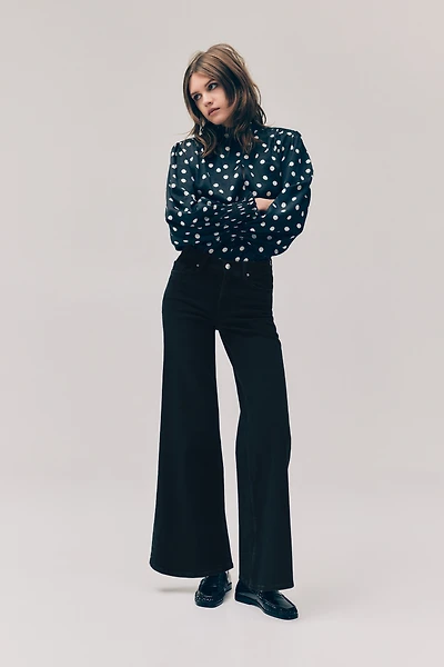 Jean ample taille haute