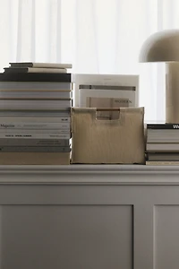 Jute-Blend Storage Basket