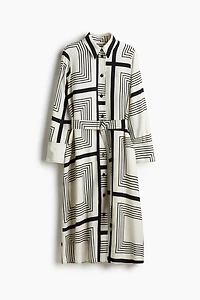 Robe chemise avec ceinture