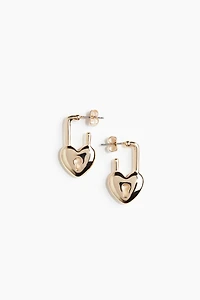 Padlock-Shaped Earrings