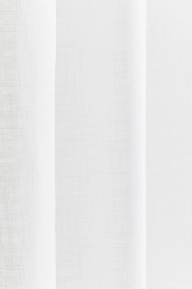 Rideau de douche en lin mélangé