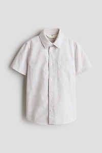 Chemise à manches courtes en coton