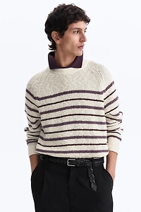 Relaxed-Fit Rib-Knit Sweater