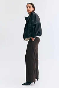 Pantalon large MAMA avant et après avec plis