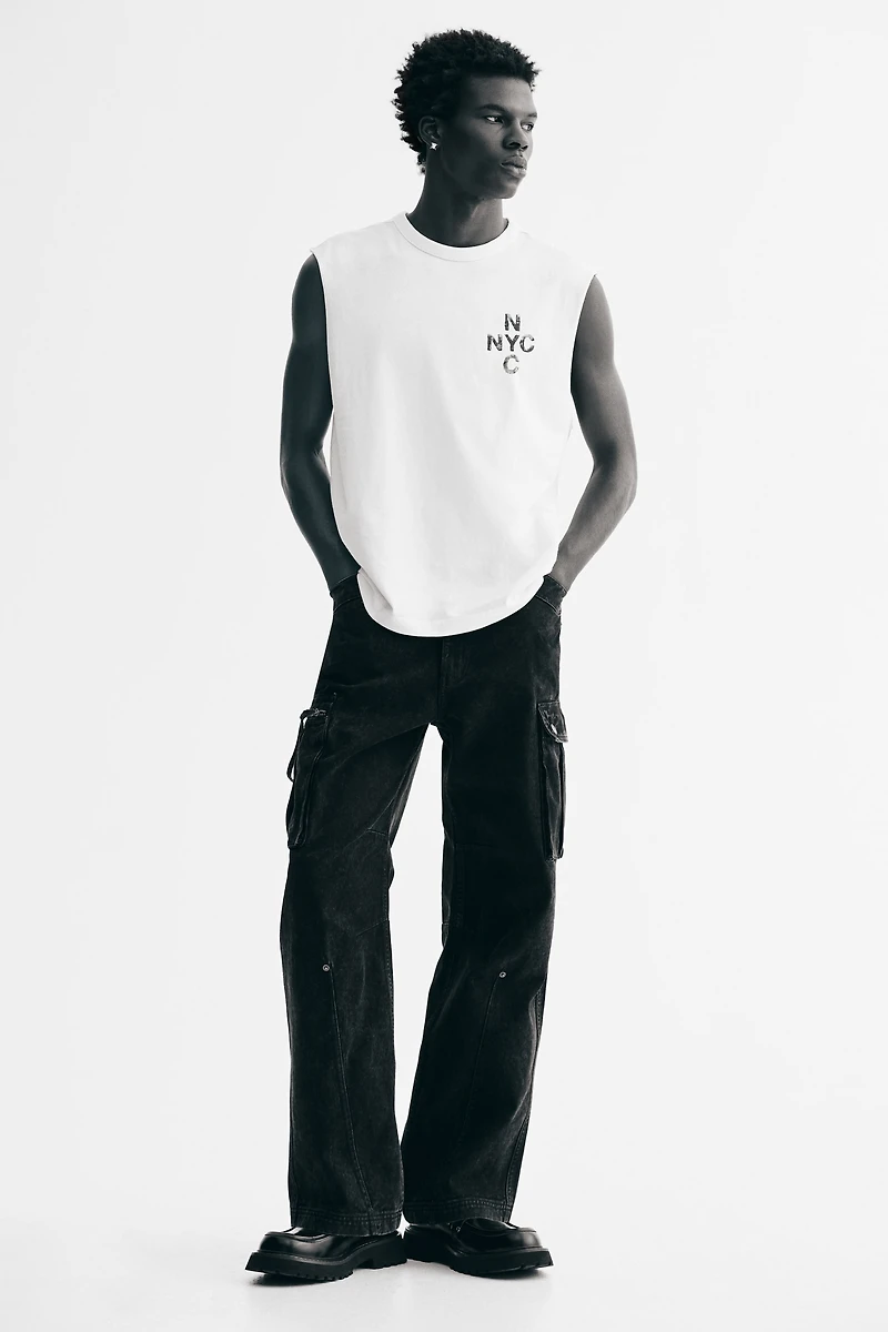 Camisole imprimée coupe ample