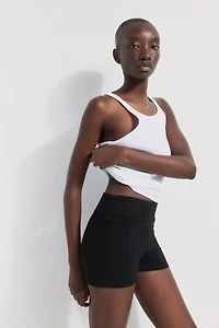 Short moulant en jersey de coton