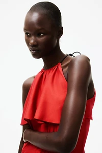Long Flounced Dress