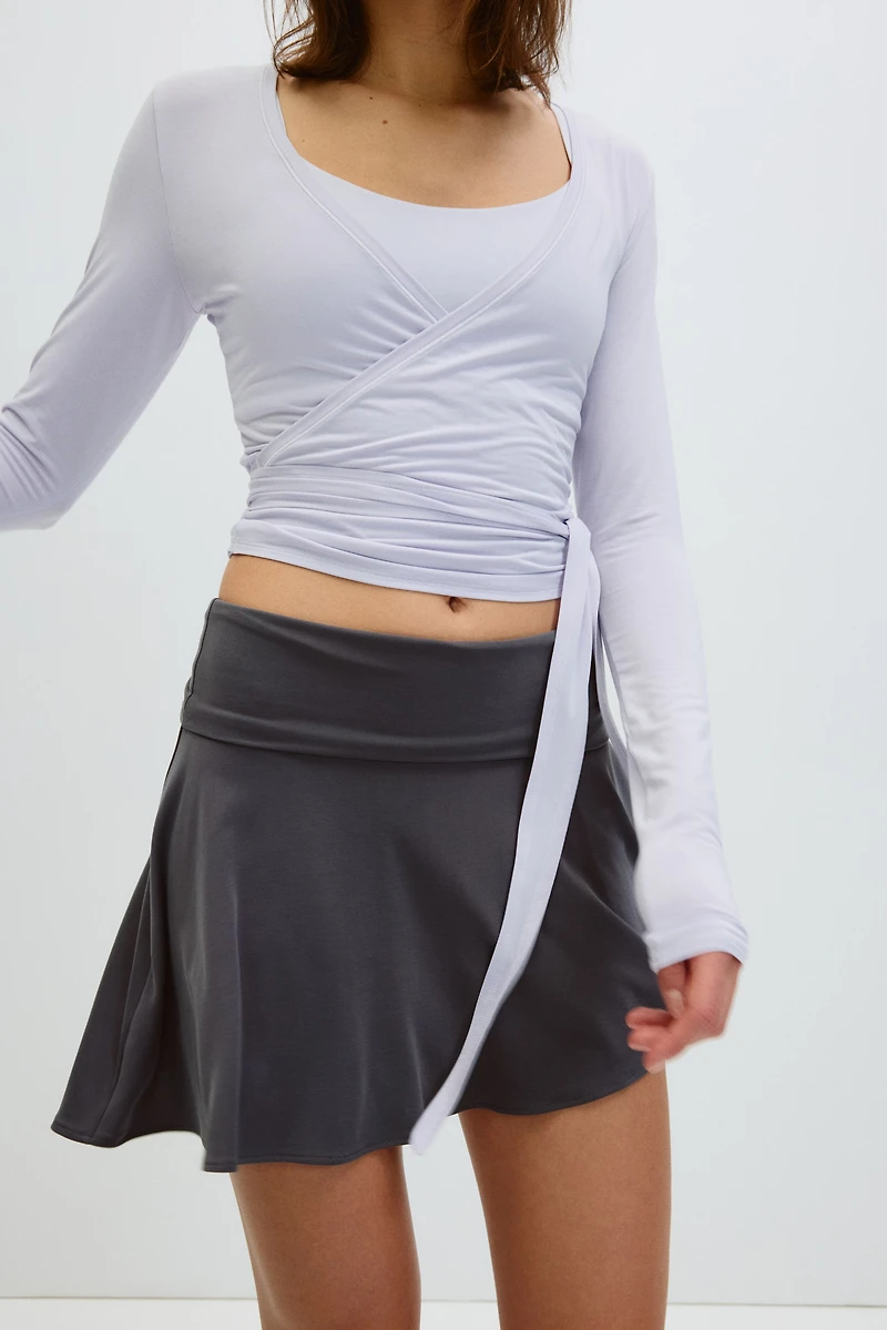 Asymmetric Yoga Skirt