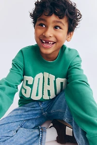 Printed Crewneck Sweatshirt