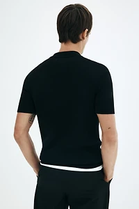 Slim-Fit Half-Zip Polo Shirt