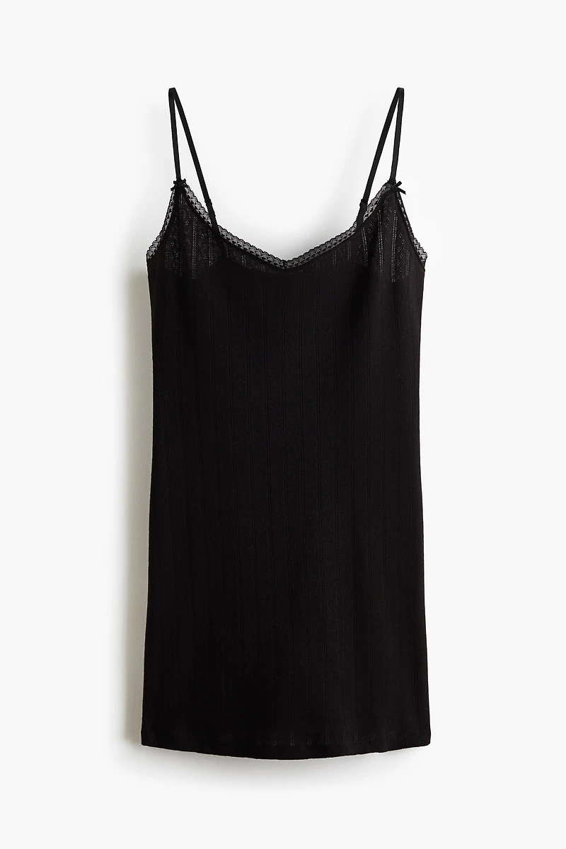 Cotton Pointelle Nightgown