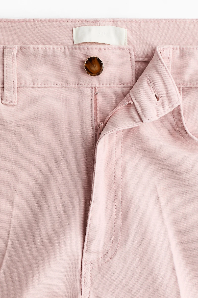 Bootcut Cotton Canvas Pants