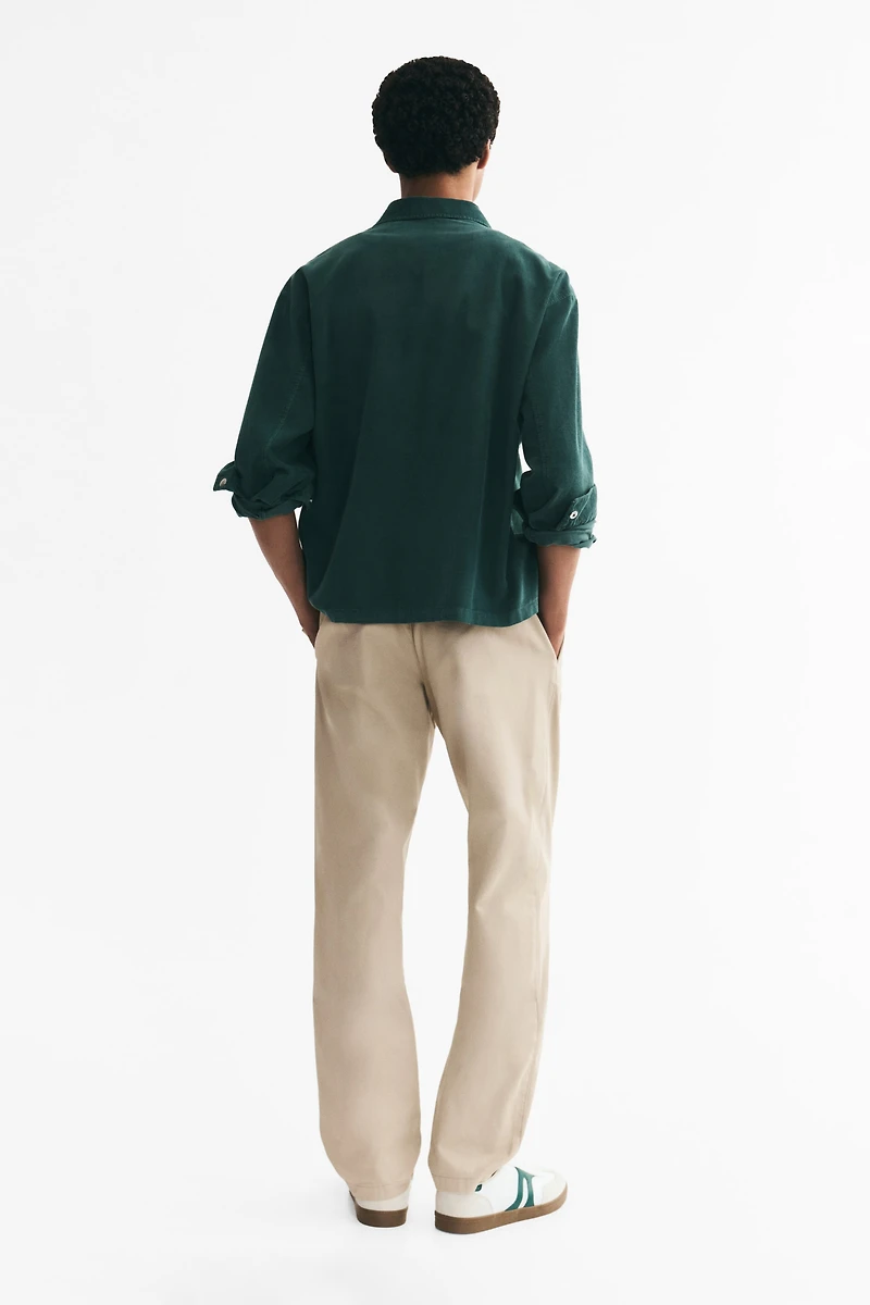 Relaxed-Fit Cotton Twill Chinos