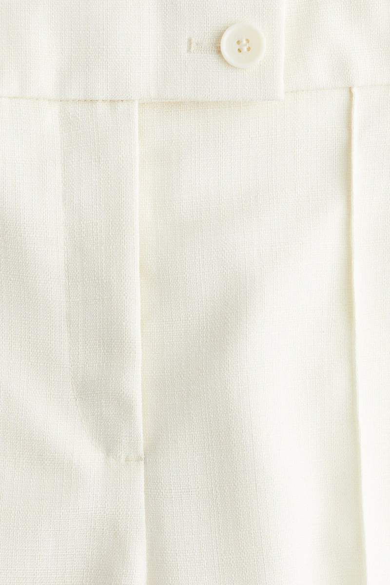 Flared Creased Pants