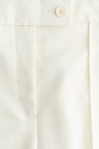 Flared Creased Pants
