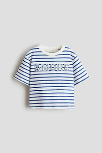 Appliquéd Cotton T-Shirt