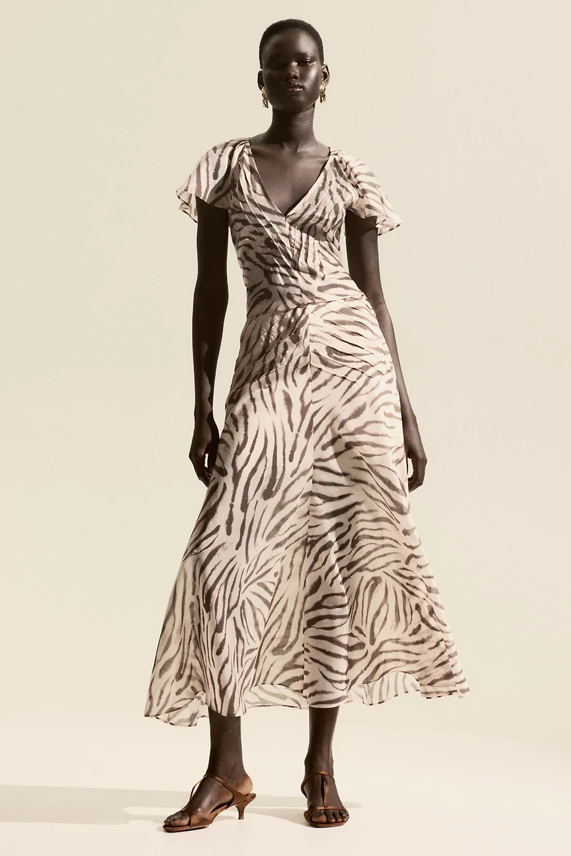 Jupe à plis nervure