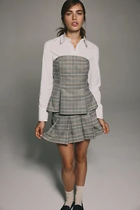 Haut bustier évasé