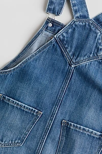 Robe salopette en denim