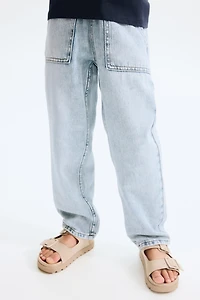 Cotton Denim Pants