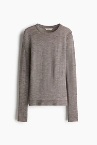 Haut en tricot de laine fin