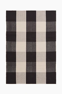 Plaid Flatweave Rug