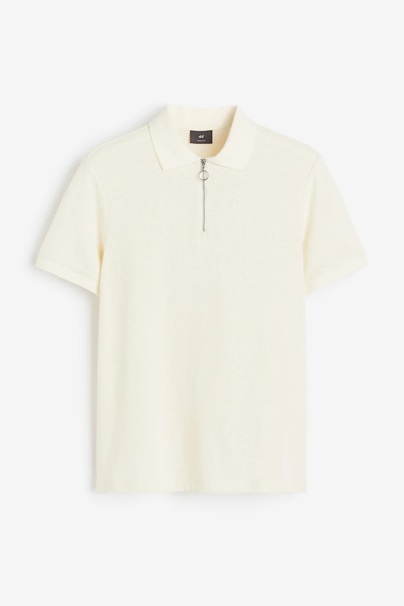 Polo Coupe Classique avec col à glissière