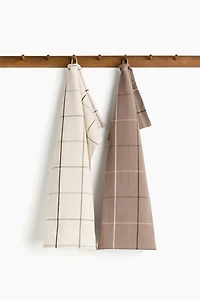 2-Pack Linen-Blend Tea Towels