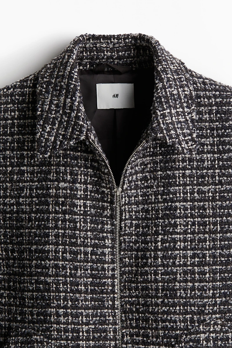 Regular Fit Tweed overshirt