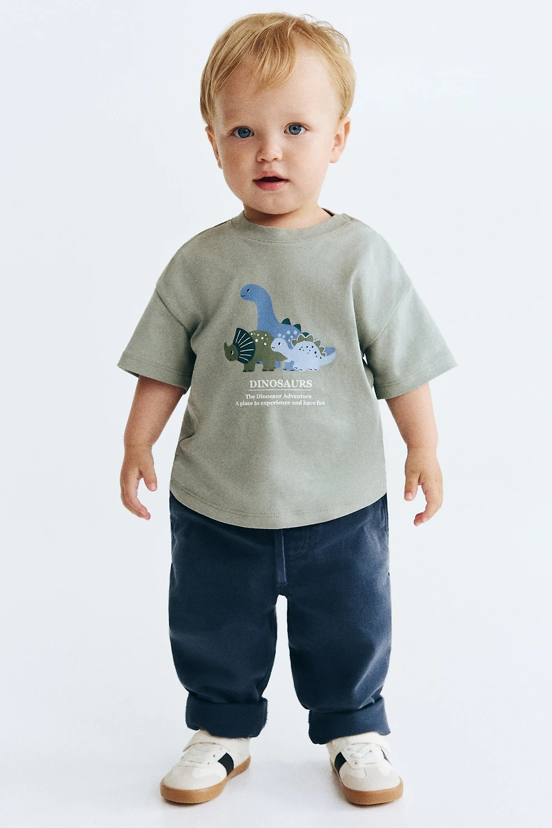 Printed Cotton T-Shirt