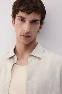 Regular-Fit Linen Shirt