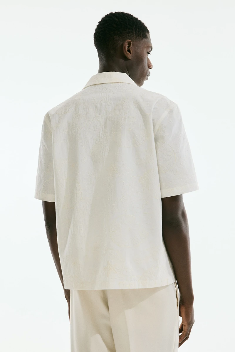Regular-Fit Embroidered Resort Shirt