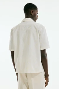 Regular-Fit Embroidered Resort Shirt