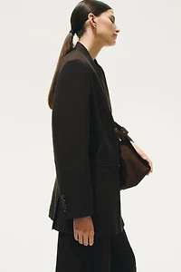 Veston en lin mélangé