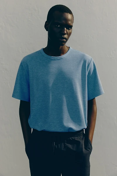 T-shirt gaufré Coupe Classique